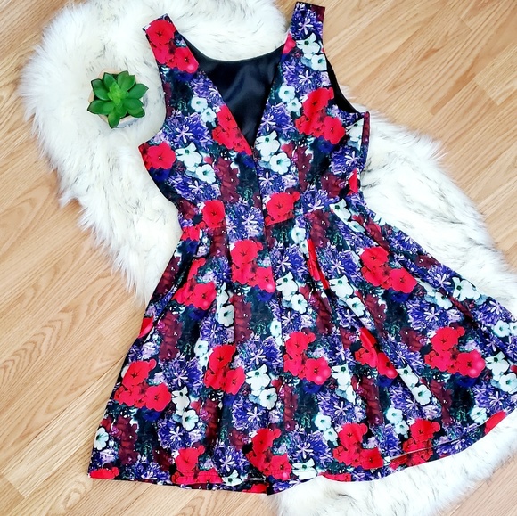 Forever 21 Floral A-Line Dress - Picture 4 of 8